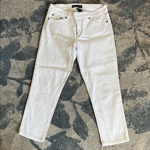 Ralph Lauren Denim - Ralph Lauren White Ankle & Cropped Jeans